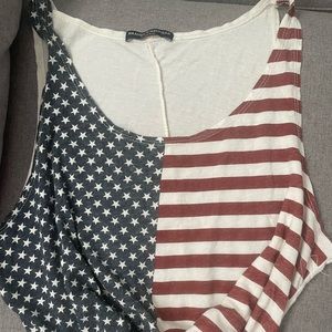 Brandy Melville Stars & stripes tank top